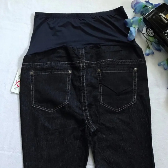 Times Two Maternity NWT Bootcut Jeans Women 1X - Picture 6 of 9